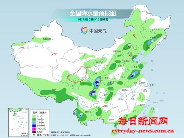 冷空气来袭大范围降雨将展开 北方降温显著
