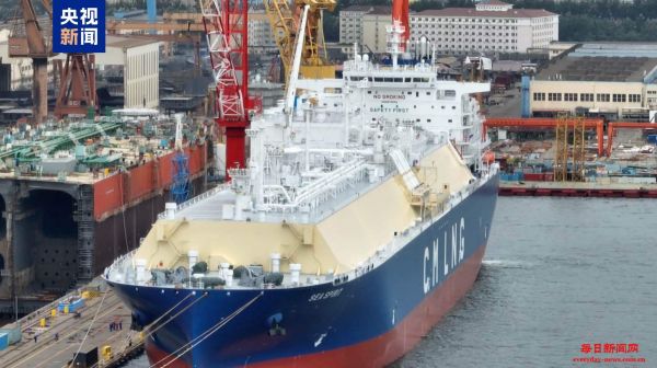 我国自研17.5万立方米液化天然气运输船